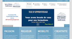 Desktop Screenshot of lyceehotelier-nd.org